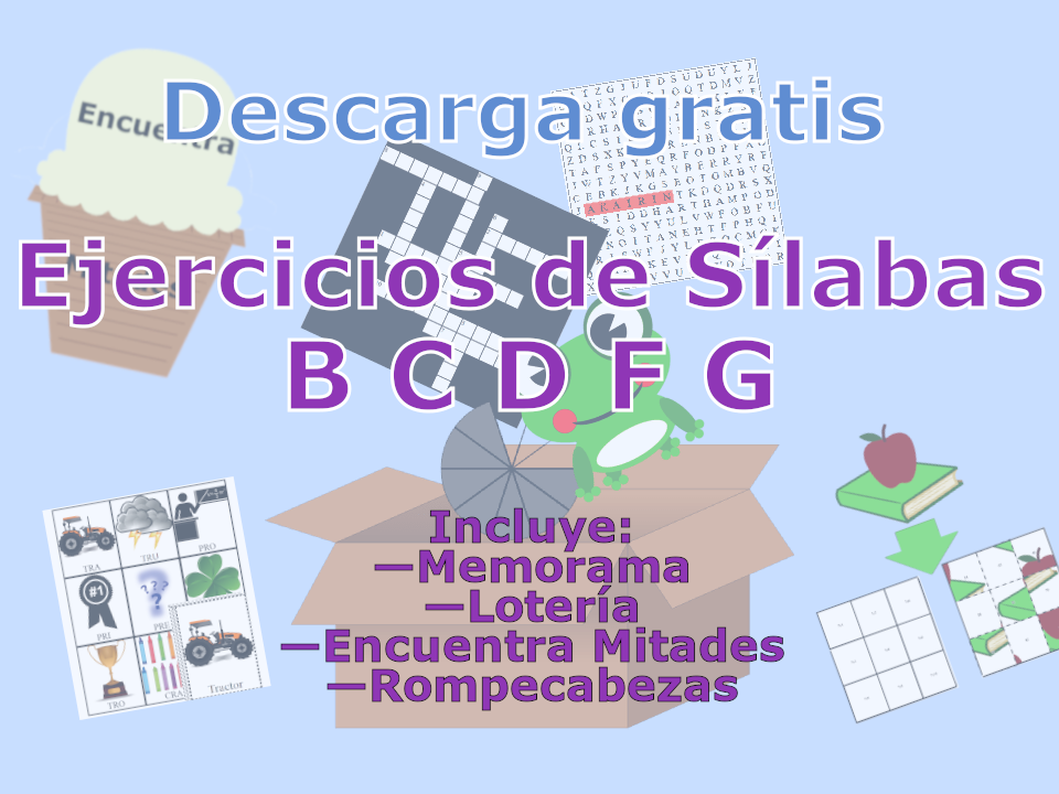 Sílabas B,C,D,F,G